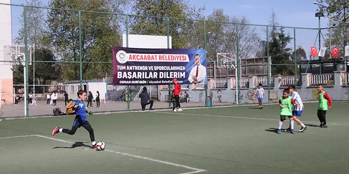 Akçaabat’ta futbol turnuvası devam ediyor